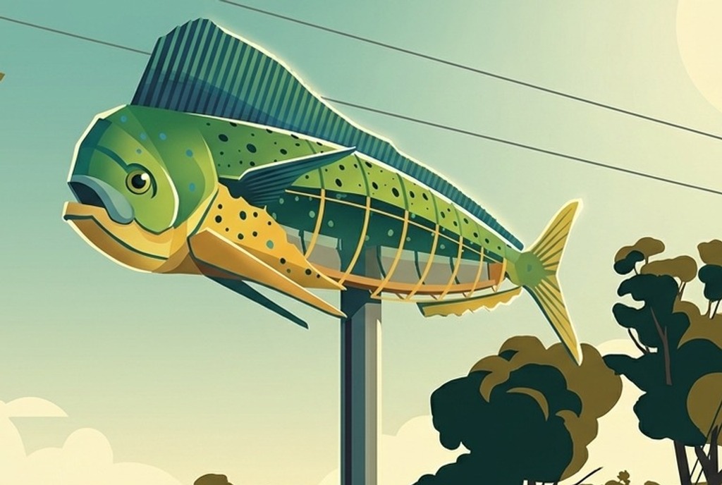 The Big Dolphin Fish