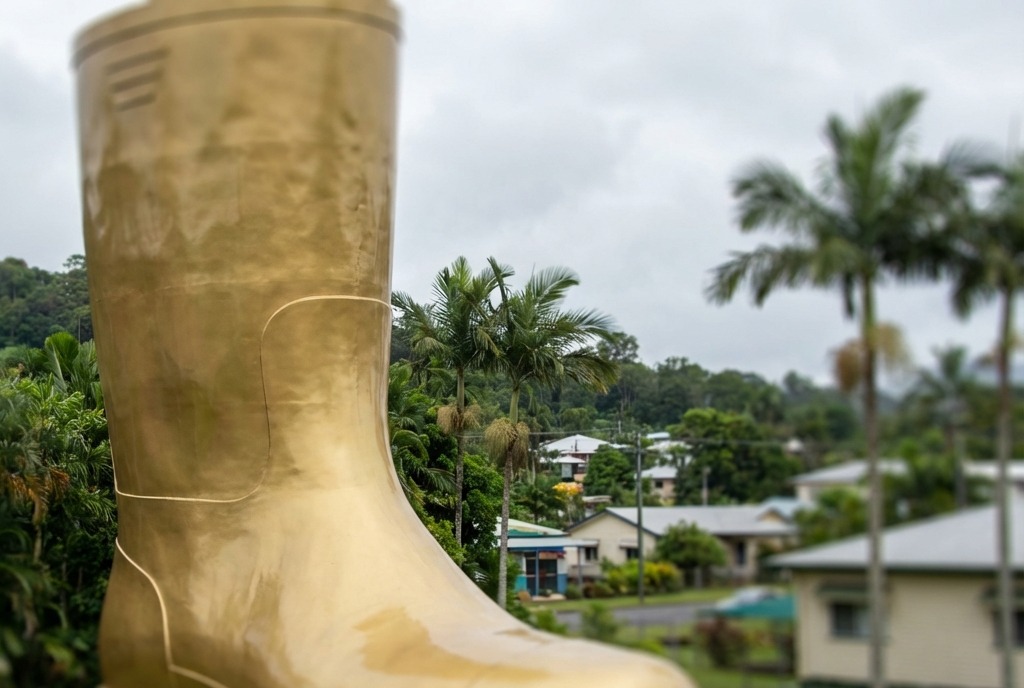 Big Golden Gumboot