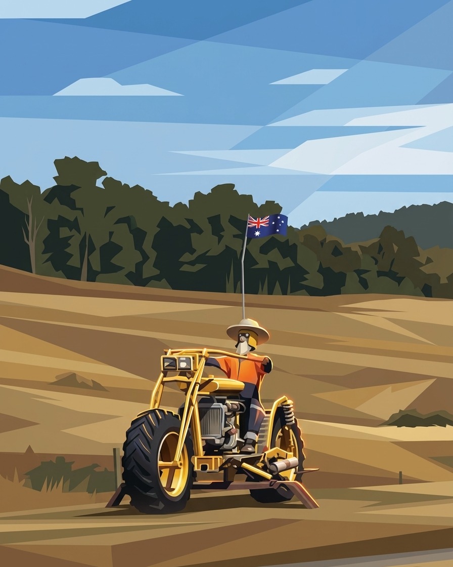 The Big Yellow Motorcycle