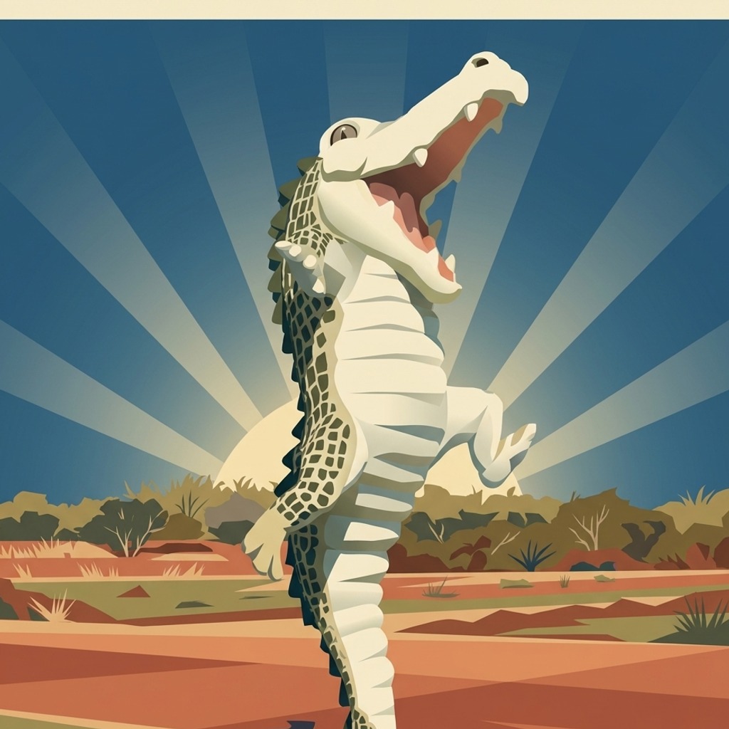 The Giant Jumping Crocodile